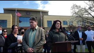 DRAMA AT SUSD AS BOYFRIEND OF ANGELANN FLORES INTERRUPTS PRESS CONFERENCE