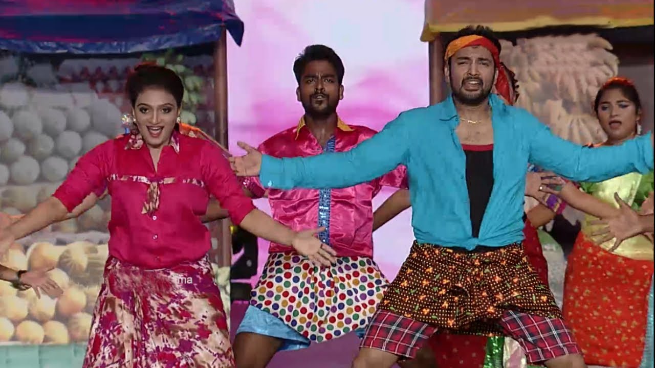 Amma Mazhavillu l Market Dance by Munna, Ansiba, Manikkuttan, Krishna Prabha l Mazhavil Manorama