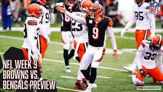 NFL Week 9 | Browns vs. Bengals Preview