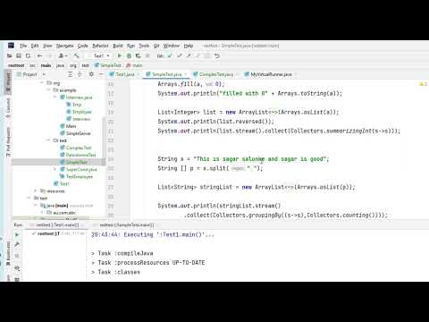 Java interview questions examples | Array, ArrayList, Palindrome, Streams