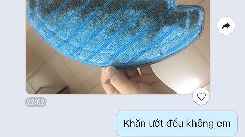 Nguyên nhân robot hút bụi Ecovacs lau không sạch thành vệt, giẻ bẩn không đều
