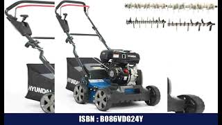 HYUNDAI Petrol Lawn Scarifier SC4001G (Multifunctional Device - Lawn Aerator, Moss Remover with