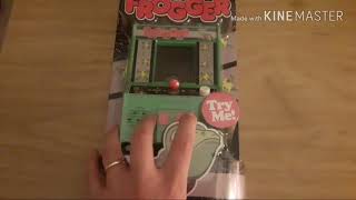 Unboxing: Mini Frogger Arcade