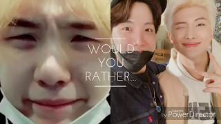 Bts Would You Rather Cleancute