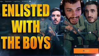 LVNDMARK plays Enlisted first time w/ Sacriel, Klean & WillerZ - Enlisted Gameplay - Enlisted Game