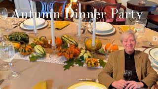Autumn Dinner Party | MakeAhead Recipes | Setting the Table