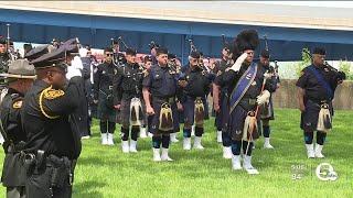 WATCH: Fallen police officers honored with memorial parade in Downtown Cleveland