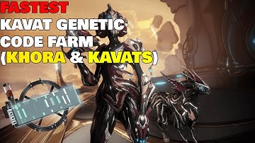 How to Farm Kavat Genetic Codes FAST - Warframe