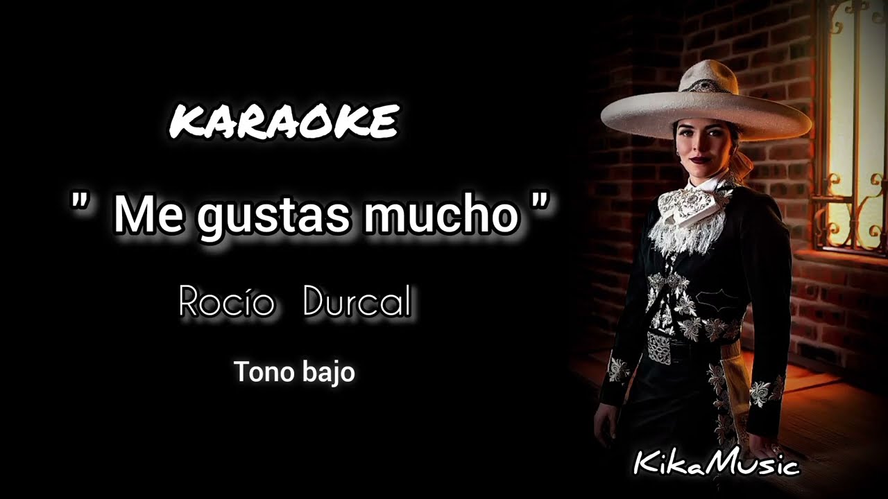 Me gustas mucho - KARAOKE (Rocío Durcal) Tono bajo -1