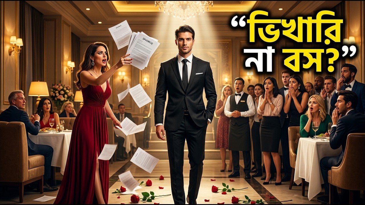 ভিখারি ভেবে ডিভোর্স! পরে জানলো স্বামীই কোম্পানির মালিক 😱 Street Power Tales__2026.