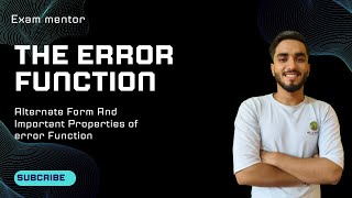 Properties of error function ||Exam Mentor||BSC MSC Physics ||#education #duet#netugc#physics#maths