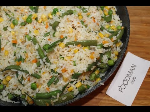 Видео рецепт Рис с кукурузой и фасолью