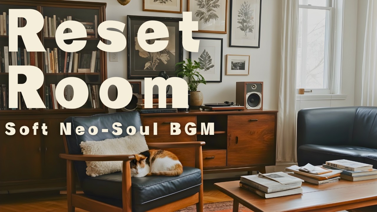 Reset Room ☕️ 1 Hour Soft Neo-Soul BGM for Focus & Weekend Transition