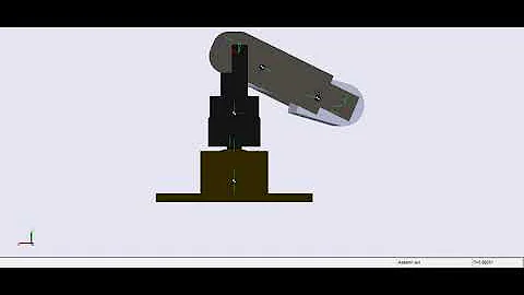 Stimulation of scara robot in matlab