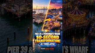 🎡 PIER 39 Transforms in 10 Seconds! | San Francisco AI Timelapse 🎡 PIER 39 Transforms in 10 Seconds! | San Francisco AI Timelapse