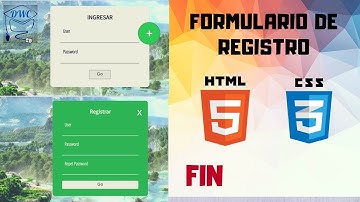 Formulario De Registro con HTML y CSS - Logica de cambio | DWC