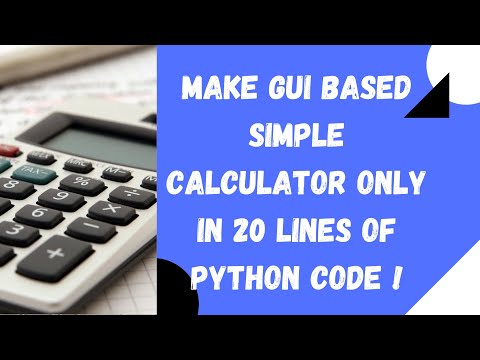 Make a Simple Calculator with Pydroid-3 App in Android Phone in 20 Lines only | Python Projects