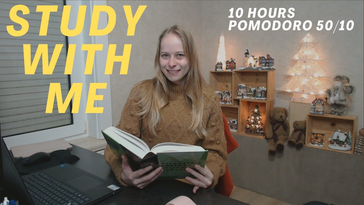 🎄10 HOUR Study With Me ☃️ DEEP WORK MARATHONS ❄️