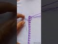 Easy Embroidery Design #handembroidery #embroidery #sewing #switch #youtubeshorts #shorts