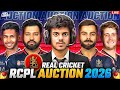 LIVE : RCPL 2026 Auction With RCB 🏆 - Real Cricket Live #shorts #gaming #shortsfeeds #realcricket