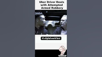 Brave Uber Driver Deals with Attempted Armed Robbery | RVFK  Self-Protection Lessons