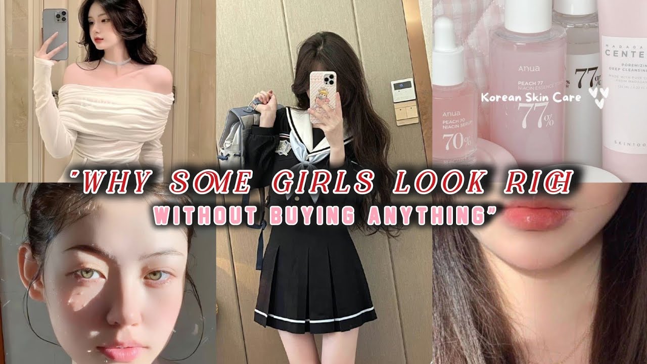 “Why Some Girls Look Rich Without Buying Anything” |Korean skin care|every 10 to 18 years students🫣😘