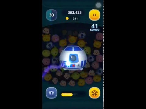 【ツムツム】 R2D2　スキル1　９６万