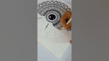 Easy Mandala Art For Beginners How To Draw Mandala Art For Beginners Artist Clock Easy Mandala 