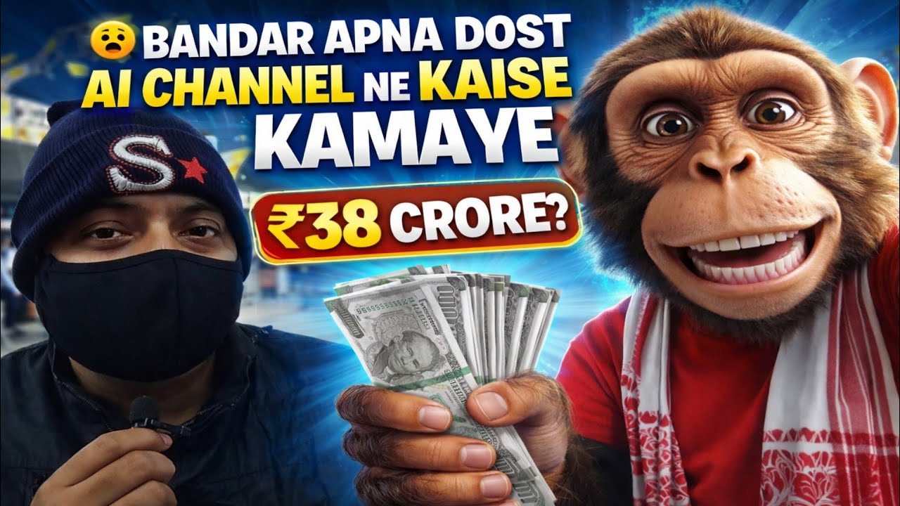 😱 Bandar Apna Dost Ai Channel Ne Kaise Kamaye ₹38 Crore? | You Can Too!
