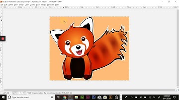 Creating a transparent background in GIMP