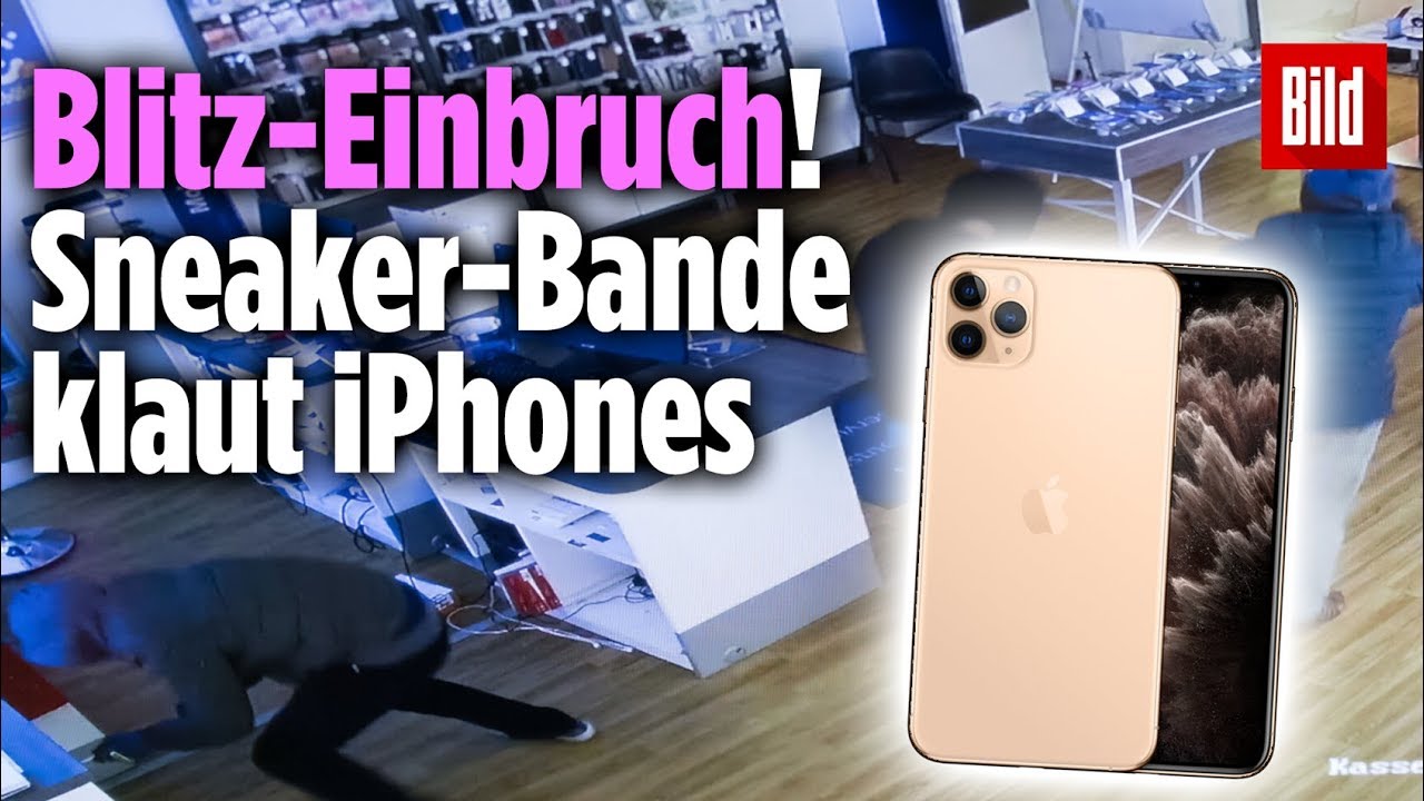 Sneaker-Bande klaut Smartphones für 70 000 Euro: Blitz-Einbruch in Berlin