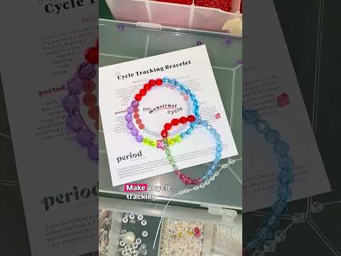 Make a DIY Menstrual Cycle Tracking Bracelet #shorts