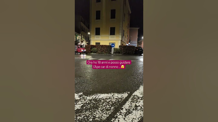 Ora ho 18 anni e posso guidare l’Ape car di nonno #18anni #patente #divertente #imprevisto #18esimo