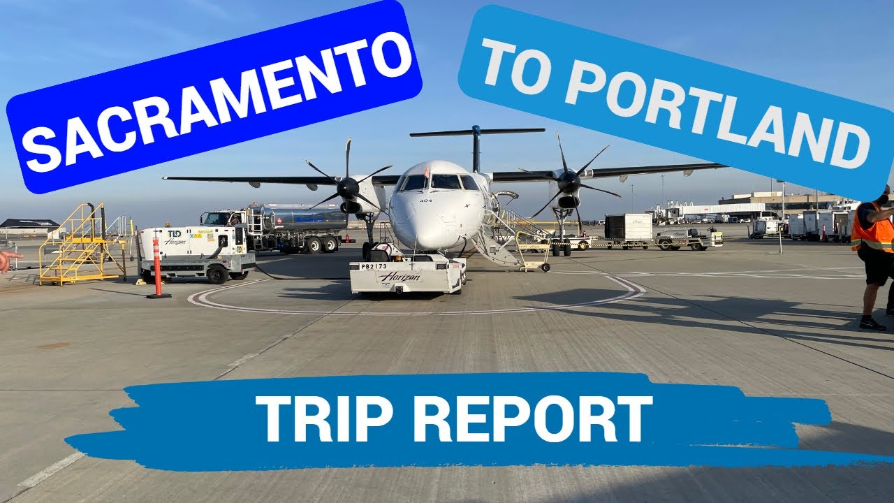 round trip flights portland to sacramento