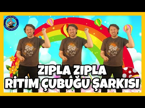 ZIPLA ZIPLA RİTİM ŞARKISI | Ritim Çubukları Ritim Çalışması Okul Öncesi | Hakan Abi ve Gitarı Boncuk