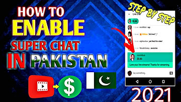 How To Enable Super Chat On YouTube in Pakistan || Step By Step | 2021
