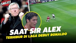 SIR ALEX TERHIBUR' Inilah Hari Dimana Debut Ronaldo Muda Buat Sir Alex Ferguson Begitu Terkesan