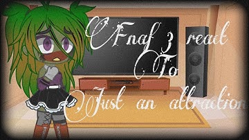 Fnaf 3 react to just an attraction