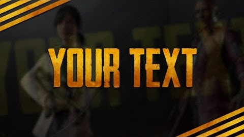 How To Make A PUBG Themed Text On Android! |PS Touch!