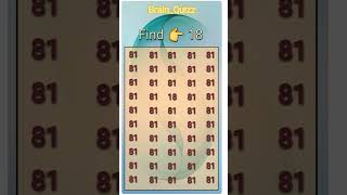 find the number #shorts # brainquiz#games #spot the hidden number