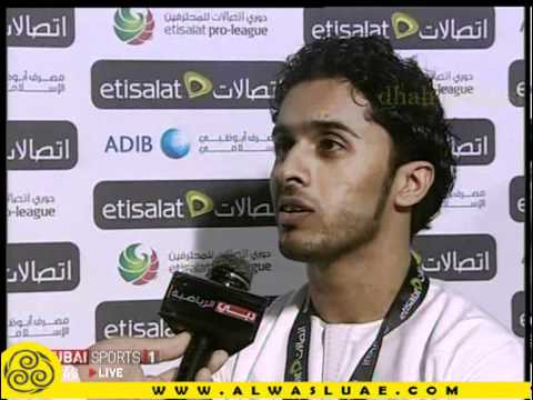 لقاء مع حسن علي أبراهيم لاعب الوصل قبل المباراة 22 10 2011