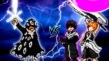 Yhwach Bach V2.1 OP VS Aizen TYBW OP & Ichigo TYBW V3 Bankai OP in Jump Force Mugen