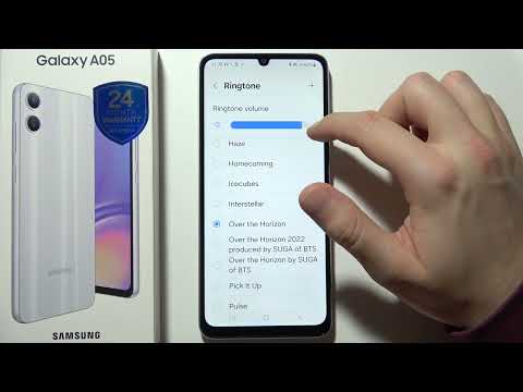 SAMSUNG A05 How To Change Ringtone