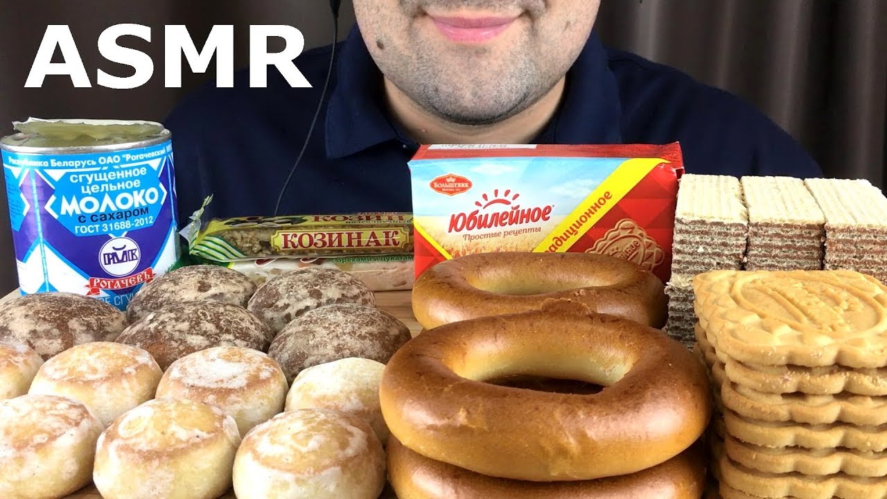 ASMR RUSSIAN SNACKS (Eating Sounds) Mukbang *NO TALKING* eating asmr meaning