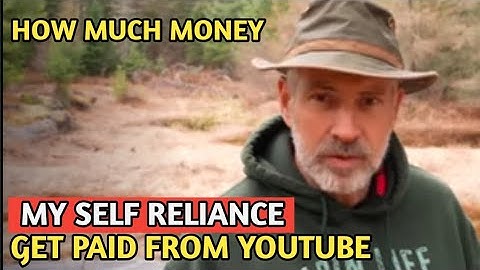 SHAWN JAMES || HOW MUCH MONEY DOES MY SELF RELIANCE CHANNEL EARN FROM YOUTUBE