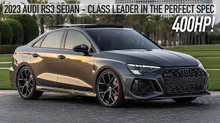 2023 AUDI RS3 SEDAN - BEST PERFORMANCE IN CLASS - 400HP 5Cylinder beast in stunning locations - 4K
