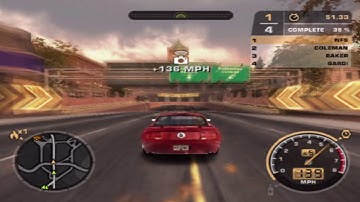 Need for Speed: Most Wanted Gameplay Walkthrough - Ford Mustang GT Speedtrap Test Drive