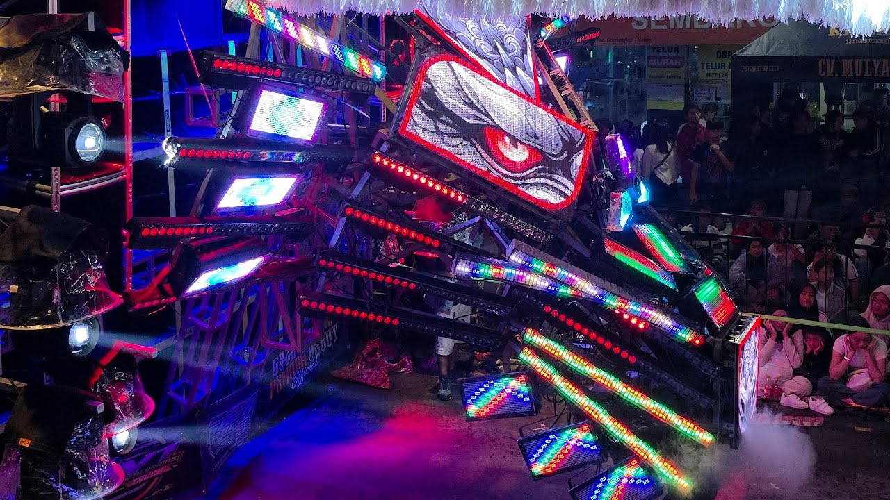 Ini Yang paling Sangar ,,NAGA 3D berupa Robot & Lighting..SMJ AUDIO, WNW, Pesona Gondanglegi