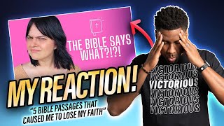 MY REACTION To Kristi Burke's '5 Bible Passages That Made Me Lose My Faith' VIRAL VIDEO!