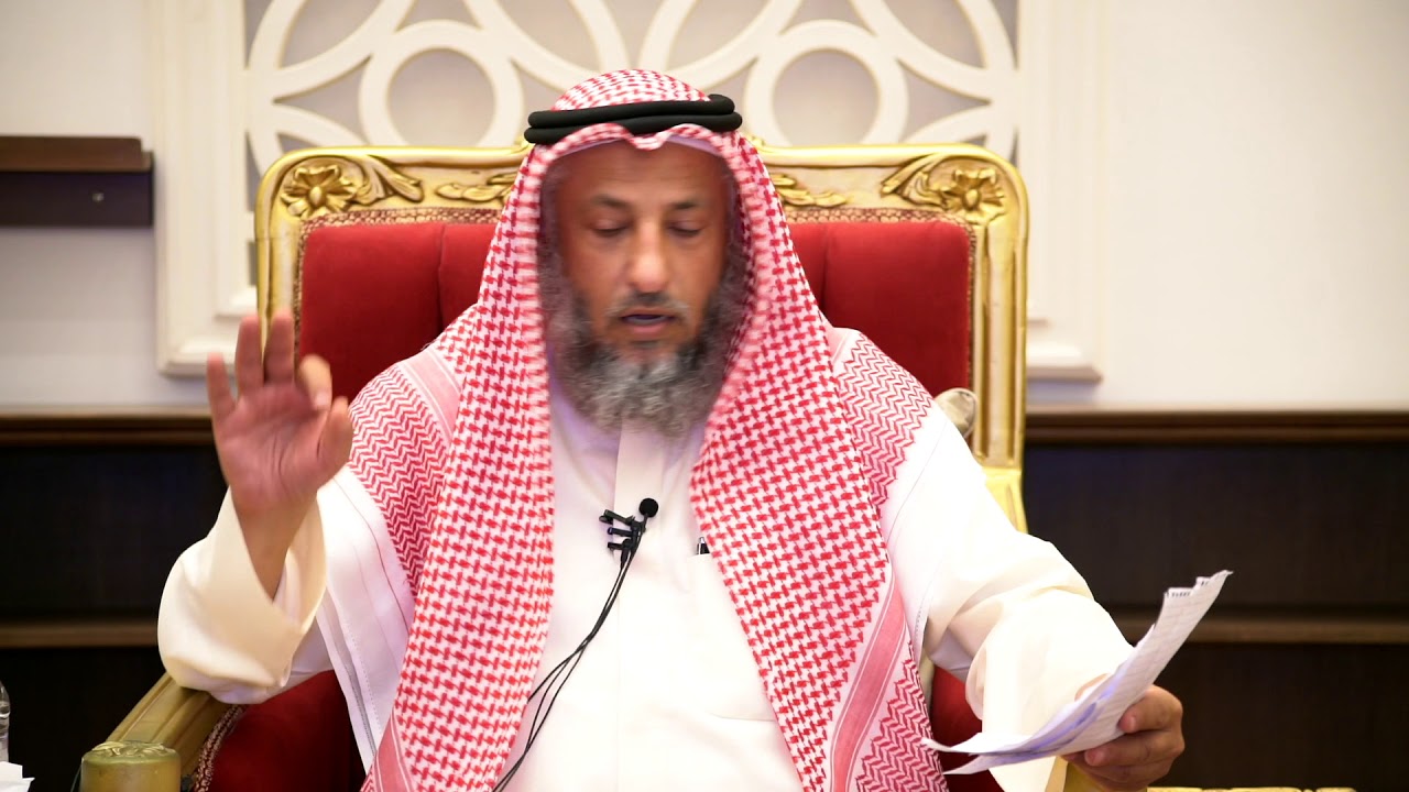 تشاجرت مع زوجتي ثم طلقتها فما الحكم الشيخ د.عثمان الخميس